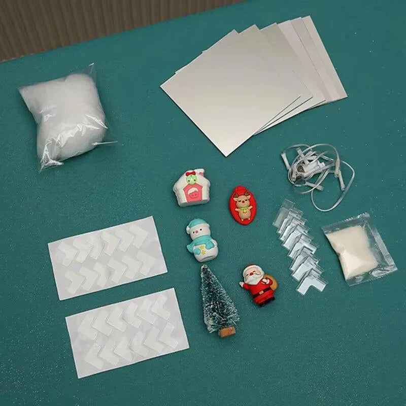 DIY Santa Claus Night Light Cube