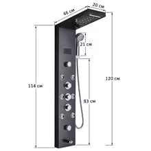 Waterfall LED Shower Column